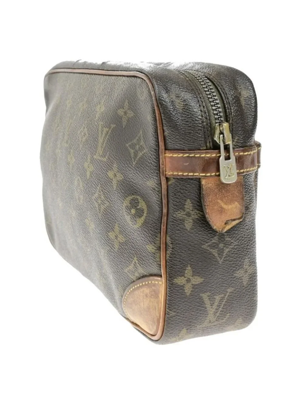 Louis Vuitton Clutch Bag Compiegne 28 Monogram 01 Bs167 - Picture 3 of 10